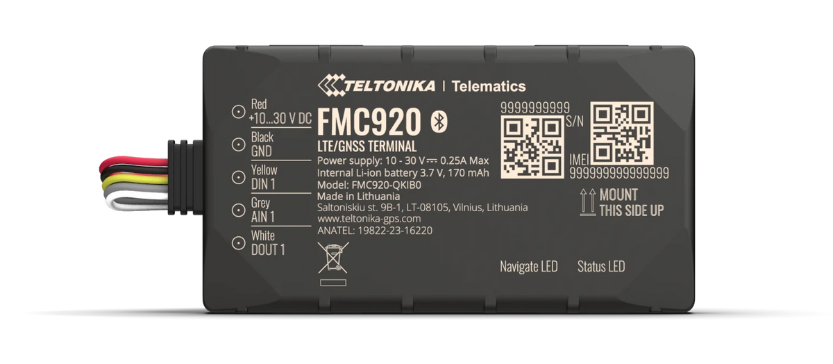 Teltonika FMC920, traceur GPS compact 4G — photo constructeur