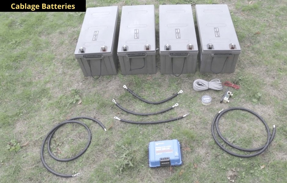 Câblage  de batteries solaire | victron câblage illimité - NRJSOLAIRE