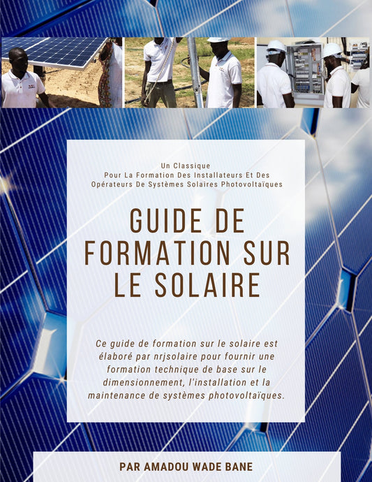 Guide de formation sur le solaire - NRJSOLAIRE