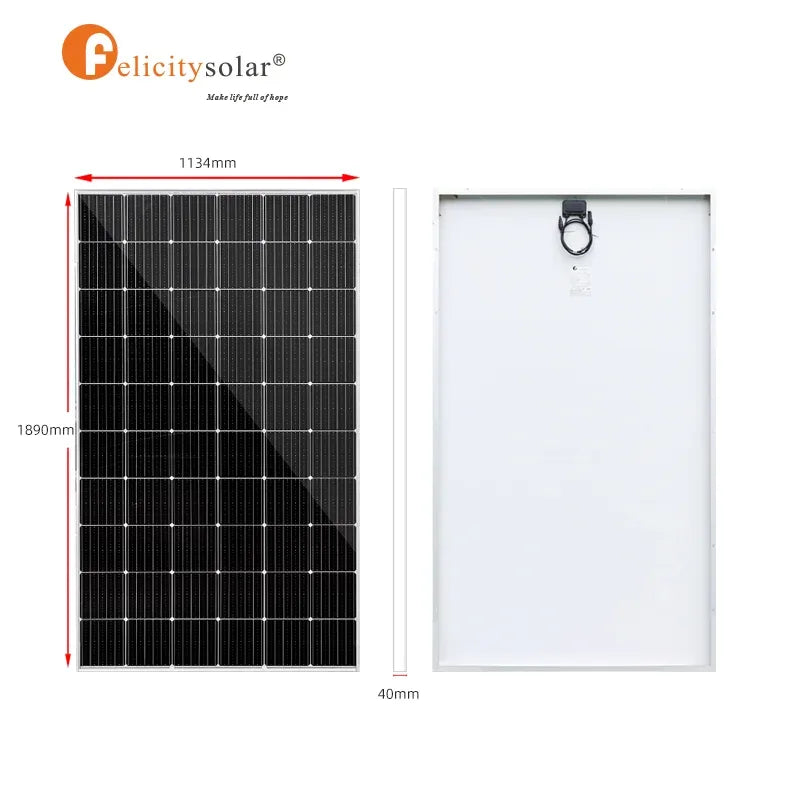 Panneau Solaire Felicity 550Wc Mono PERC
