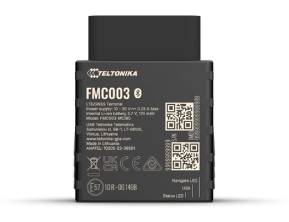 Teltonika FMC003, traceur OBDII 4G LTE Cat 1 — photo constructeur