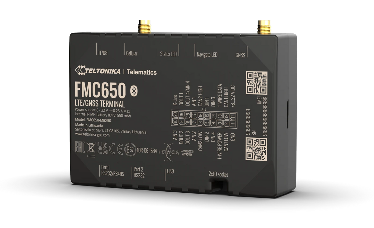 Teltonika FMC650, traceur GPS 4G pour poids lourds — photo constructeur