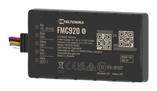 Teltonika FMC920, traceur GPS compact 4G — photo constructeur