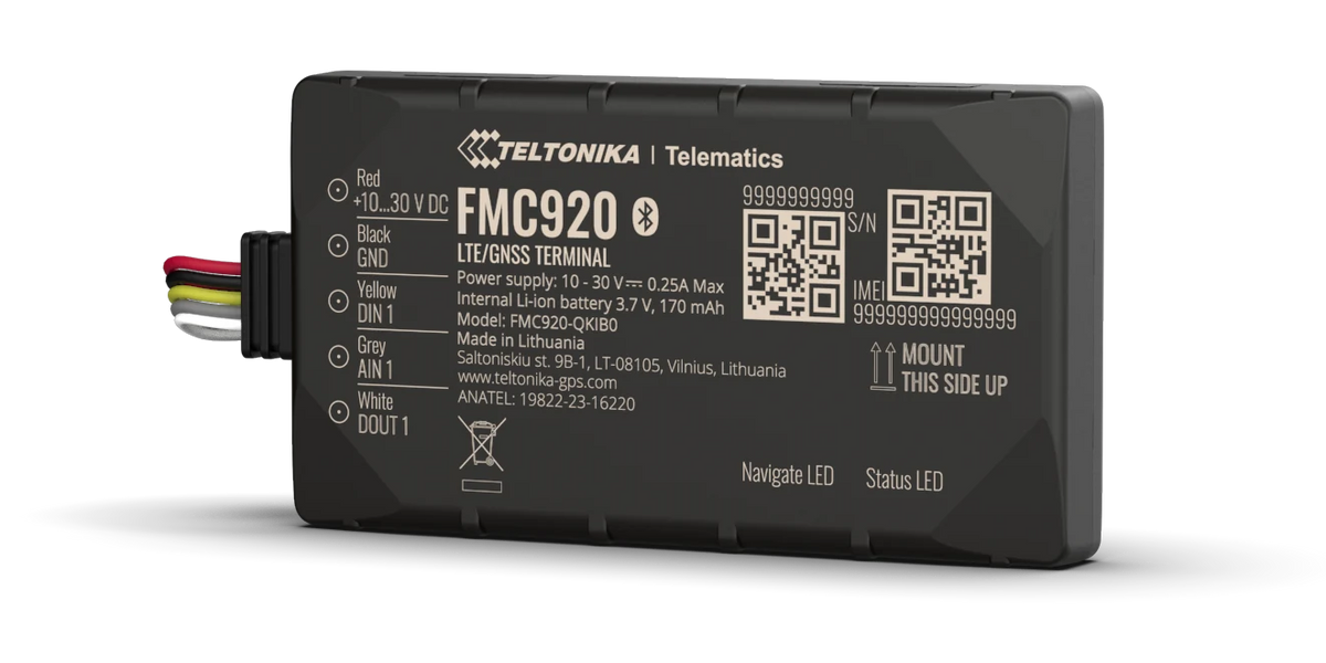 Teltonika FMC920, traceur GPS compact 4G — photo constructeur