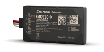 Teltonika FMC920, traceur GPS compact 4G — photo constructeur