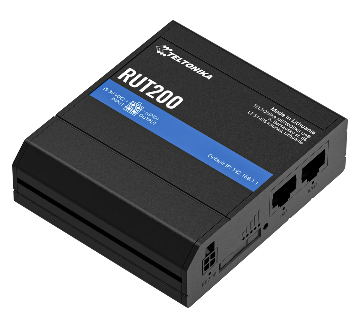 Teltonika RUT200, routeur industriel 4G LTE — photo constructeur
