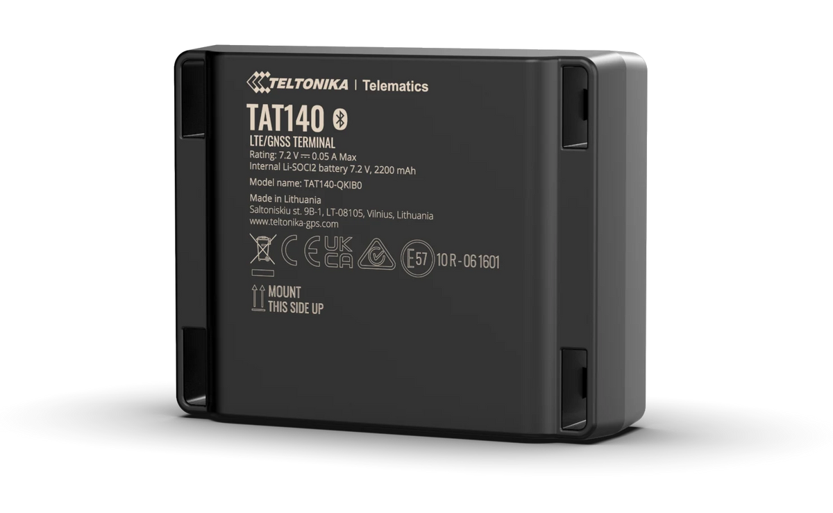 Teltonika TAT140, traceur d’actifs autonome 4G — photo constructeur