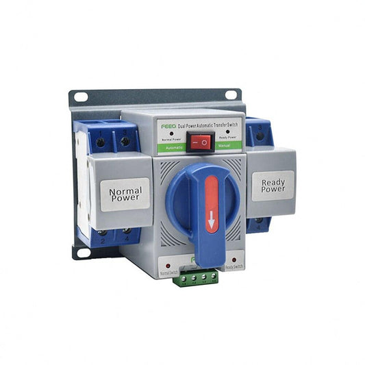 Inverseur automatique ATS 2 pôles 63 A FEEO, série FTS-63 – NRJSOLAIRE