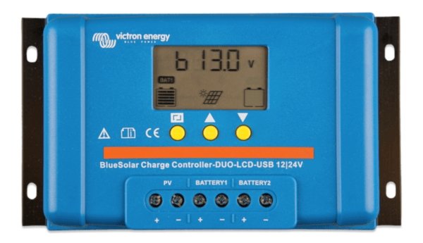 BlueSolar Contrôleur de charge PWM-LCD&USB 12/24V & 48V Victron - NRJSOLAIRE